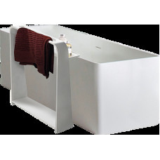 Полиця-рушникотримач 55*15*68см підлогова кам`яна Solid surface, VOLLE (18-40-128)