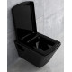 TEO black унитаз 53*35,5*40см подвесной в комплекте с сиденьем slow-closing, VOLLE (13-88-422black)