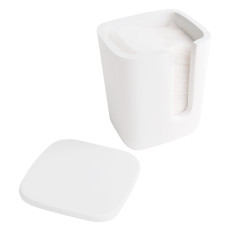 Коробочка для спонжиків 70 * 70 * 105мм кам`яна Solid surface, VOLLE (18-40-209)