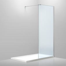 Стінка Walk-In 100*200см, гартоване прозоре скло 8мм, VOLLE (18-08-100H)