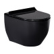 Black Amadeus унітаз підвісний чорний, сидіння тверде Slim slow-closing, VOLLE (13-06-055Black)