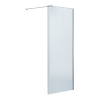 Стінка Walk-In 90*190см, прозоре скло 8мм + профіль стіновий 1900мм для Walk-IN + тримач скла (D) 1000мм, VOLLE (18-08-90+01-01+05D-100)