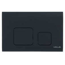 Клавиша смыва CUADRA EVO, черный soft-touch, пластик, VOLLE (222113)