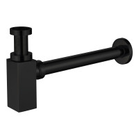 VOLLE Сифон для умивальника з квадратною колбою, латунь, 1 1/4