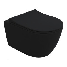 CANTE Rimless унітаз підвісний 51*35,5*33 см, сидіння Duroplast Slim slow-closing, de la noche, VOLLE (1312.151004)