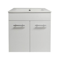 VOLLE MARO комплект мебели 60см белый: тумба подвесная, 2 ящика + умывальник арт 13-01-395, (1927.306007)