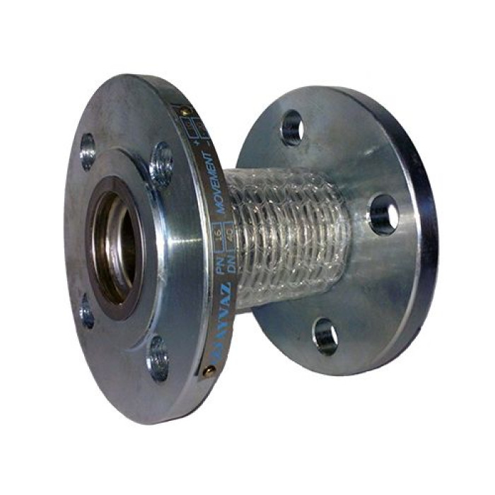 Компенсатор сильфонний фланцевий Ayvaz Ду 50 із вставкою L30 (MKDF050016L30)