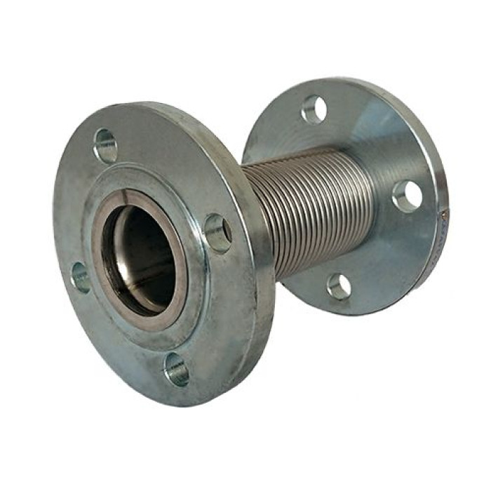 Компенсатор сильфонний фланцевий Ayvaz Ду 80 із вставкою L60 (MKDF080016L60)