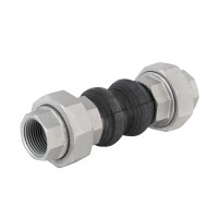 Компенсатор резиновый муфтовый (вибровставка) Ayvaz DKK-10 Ду 50 (DKK10050010)