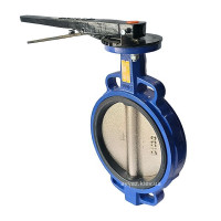 Засувка <b>Батерфляй</b> з чавунним диском <b>Ayvaz KV-7</b> Ду 250 (KV7250)