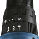 Bosch Шурупокрут-дриль ударний акумуляторний GSB 183-LI 18В 1х2А·год 21-56Нм 374-1815об·хв кейс 1.2кг (06019K9101)