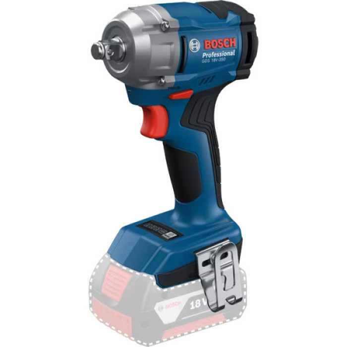 Акумуляторний ударний гайковерт Bosch GDS 18V-350 Professional, без акб та з/п (06019M5020)