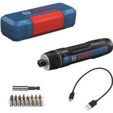 Акумуляторна електровикрутка Bosch GO 3 Professional, у кейсі з USB зарядкою