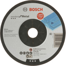 Круг зачистний Bosch Standard for Metal 150х6х22.23 мм вигнутий 2608619777