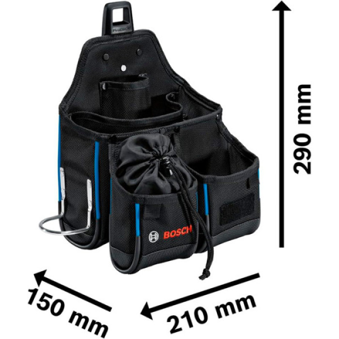 Сумки Bosch Professional GWT 2, GWT 4, пояс и набор ручных инструментов (1600A02H5C)