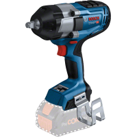 BOSCH Гайковерт ударний, GDS18V-1000, акумуляторний, 18В, 3 швидкості, 1000Нм, 2.9кг, без АКБ та зарядного пристрою (06019J8300)