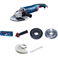 Bosch Шлифмашина угловая (болгарка) GWS 24-230 JZ, 230мм, 2400Вт , 8500об•хв, плавн. пуск, із системою захисту від пилу Cyclone Tech, 5.8кг (06018C3300)