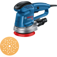 Bosch Шліфмашина ексцентрикова GEX 34-125, 340Вт, 125мм, 12000об•хв, 2.4кг (0601372300)