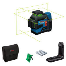 Лазерний нівелір Bosch GLL 12V-100-33 CG Professional з чохлом, батарейками та тримачем LB 10 (0601065400) (0601065400)