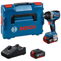 Акумуляторний ударний гайковерт Bosch GDS 18V-750 C Professional, 2 акб GBA 18V 5.0Ah та з/п GAL 18V-40 у L-BOXX (06019L9003) (06019L9003)