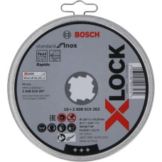 Круг відрізний Bosch X-Lock Standard for Inox 125x1x22.23 мм 10 шт (2608619267) (2608619267)