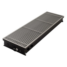 Внутрішньопідлоговий конвектор  Carrera SV Black 250х1750х90 + вент. DC24V (SVB24dc_25/175/09)
