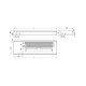 Внутрішньопідлоговий конвектор  Carrera SV Inox 250х2750х90+вент. DC24V (SVI24dc_25/275/09)