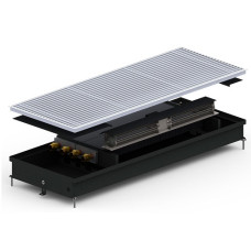 Внутрішньопідлоговий конвектор  Carrera SV2 Inox 380х1500х90+вент. DC24V (SV2I24dc_38/150/09)