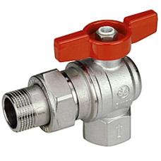 Кран кульовий з американкою кутовий Giacomini R789X005 3/4