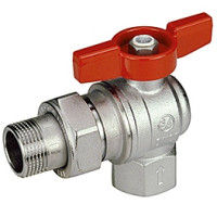 Кран кульовий з американкою кутовий Giacomini R789X003 1/2