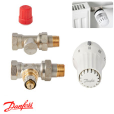 Комплект радіаторний Danfoss RA-N+RAE+RLV-S кутовий (013G5173)