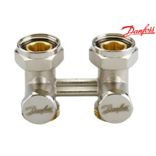 Вузол нижнього підключення прямий Danfoss RLV-KS G1/2A x G3/4A запірний (003L0220)