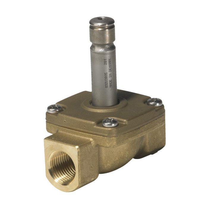 Електромагнітний клапан, EV225B, Функція: НЗ, G, 1/2, 2.200 м³/год, PTFE 032U3804 Danfoss 