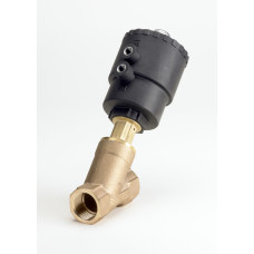 Клапан з похилим шпинделем і зовнішнім управлінням, AV210D, G, 1, PTFE, Функція: НЗ 042N4407 Danfoss 