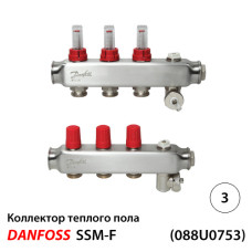 Колектор SSM 3+3, з витратомірами (088U0753)