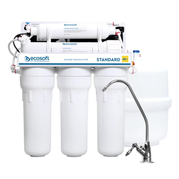 Фільтр зворотного осмосу Ecosoft Standard PRO з помпою (MO550MPECOSTD) (MO550MPECOSTD)