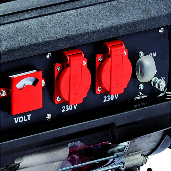 Einhell Генератор бензиновий TC-PG 35/E5, 230В, 2.6 кВт (макс. 3.1кВт), ручний старт, бак 15л, 41.2кг (4152551)