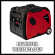 Einhell Генератор бензиновий TE-IG 3500 інверторний, 230В, 3.2кВт (макс. 3.3кВт) (4152620)