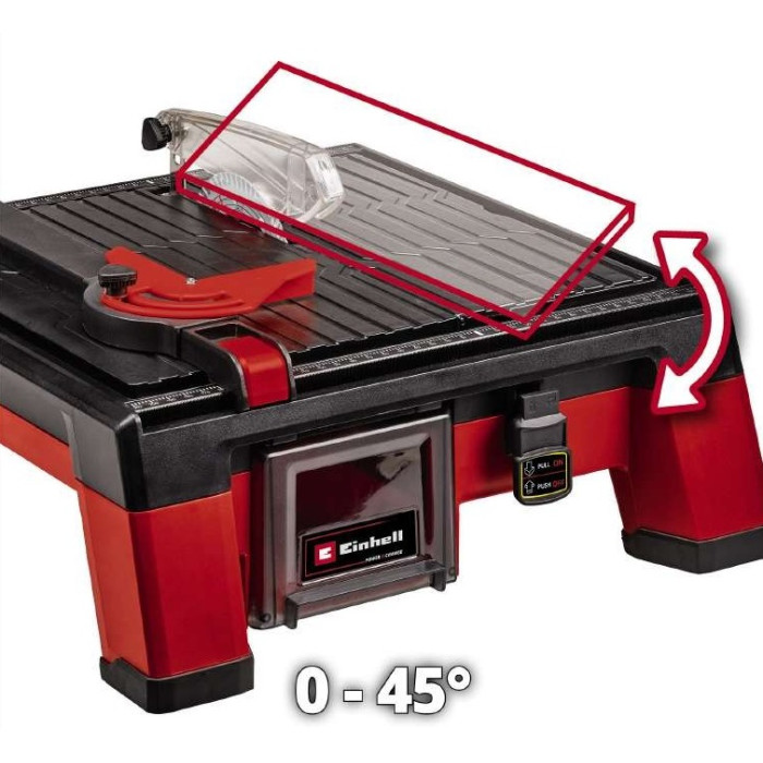 Einhell Плиткоріз акум TE-TC 18/115 Li - Solo, 18В, PXC, 3800 об/хв, диск 115х22.2 мм, різ 24 мм (4301190)
