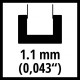 Einhell Направляюча шина для ланцюгової пилки 20см, 1.1мм (4500194)