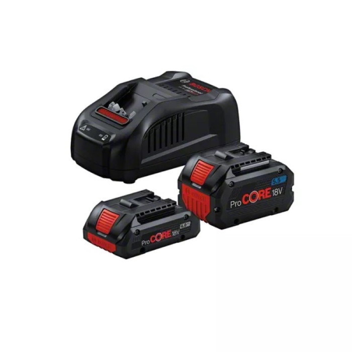 Набір акумулятора та зарядного пристрою Bosch ProCORE18В 2х18В 4А·год+5.5А·год, ЗП GAL 1880 CV (1600A0214A)