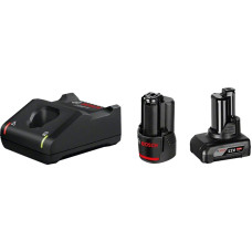 Набір акумулятора та зарядного пристрою Bosch GBA, 1х18В 2А·год, 1х18В 4А·год, ЗП GAL 12V-40 (1600A01NC9)