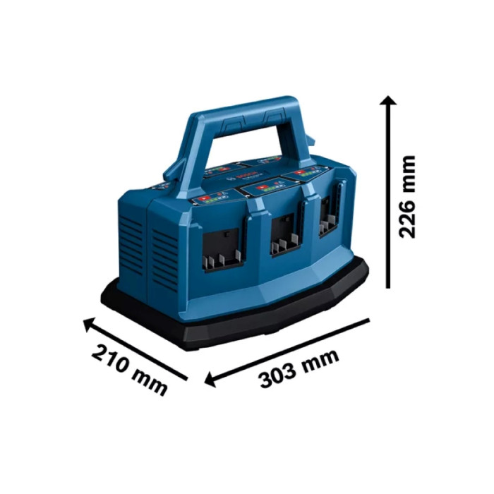 Зарядний пристрій Bosch GAL 18V6-80, 14.4/18В, 1.8кг (1600A01U9L)