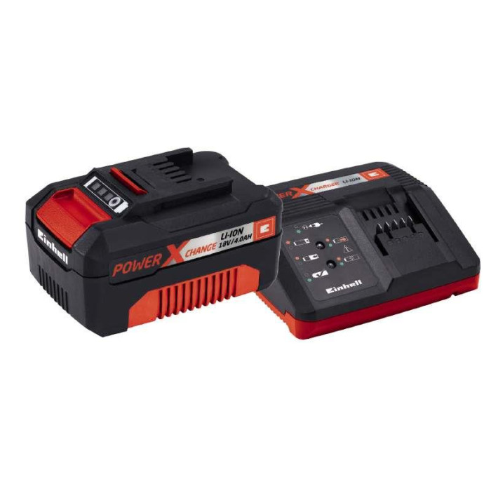 Набір акумулятора та зарядного пристрою Starter-Kit Einhell Power-X-Change 18В 4.0 Ah (4512042)