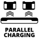 Комплект Einhell Power X-Change із двох акумуляторів 18V 4 Ah та подвійного зарядного пристрою (4512112)