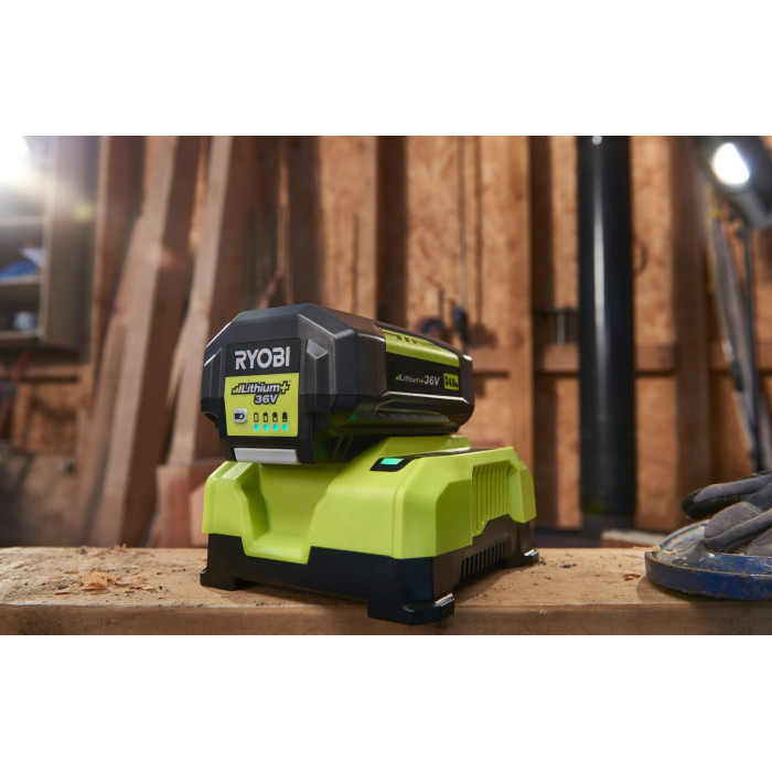 Ryobi Зарядний пристрій RY36C60A, 36В MAX POWER, 6А швидкозарядний (5133004555)