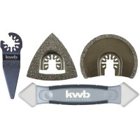 Einhell Набір насадок для реноватора 4 шт, для плитки, KWB 708750 (708750)
