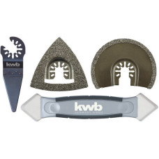 Einhell Набір насадок для реноватора 4 шт, для плитки, KWB 708750 (708750)