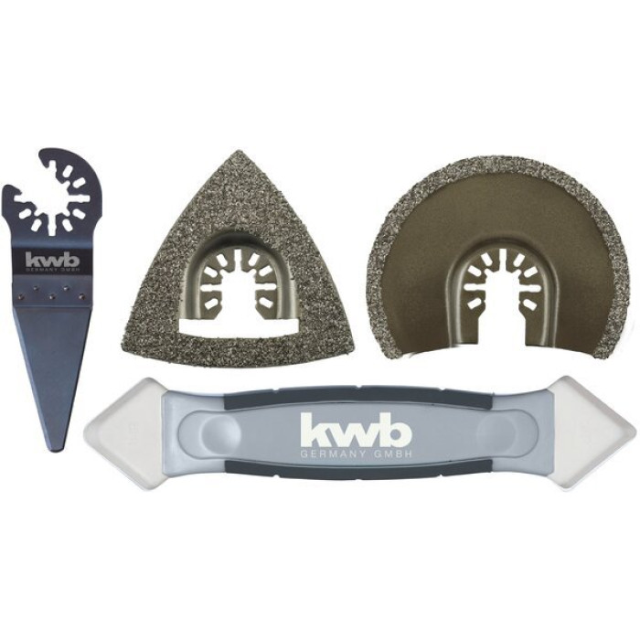 Einhell Набір насадок для реноватора 4 шт, для плитки, KWB 708750 (708750)
