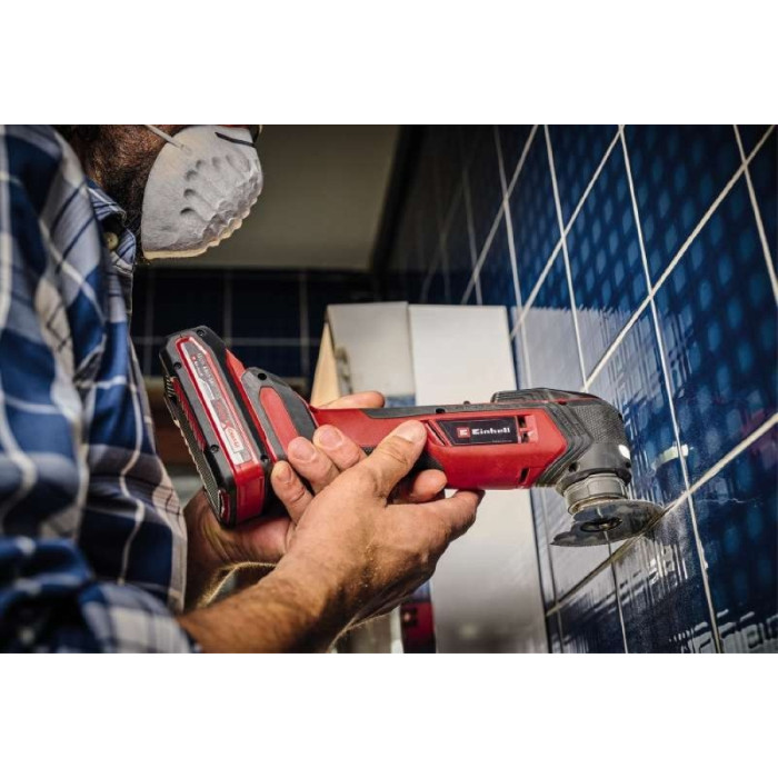 Einhell Багатофункціональний інструмент акумуляторний TP-MG 18 Li BL - Solo PXC 18В 11000-20000кол·хв кут коливань 3.2° 1.08 кг без АКБ і ЗП (4465190)